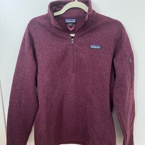 Patagonia Maroon Fleece Pullover